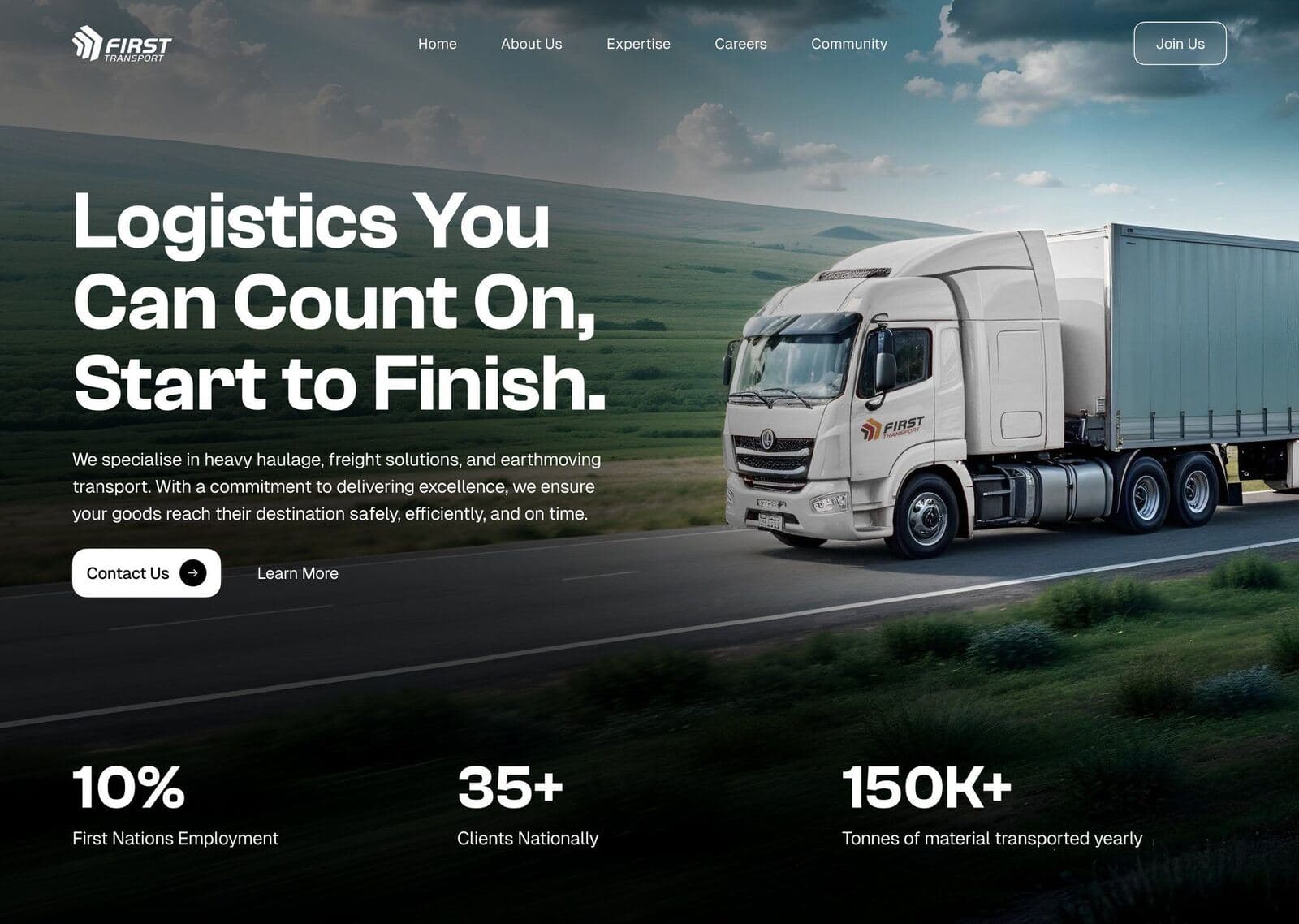 Heavy haulage logistics firm brand and pipeline case study by TML Agency