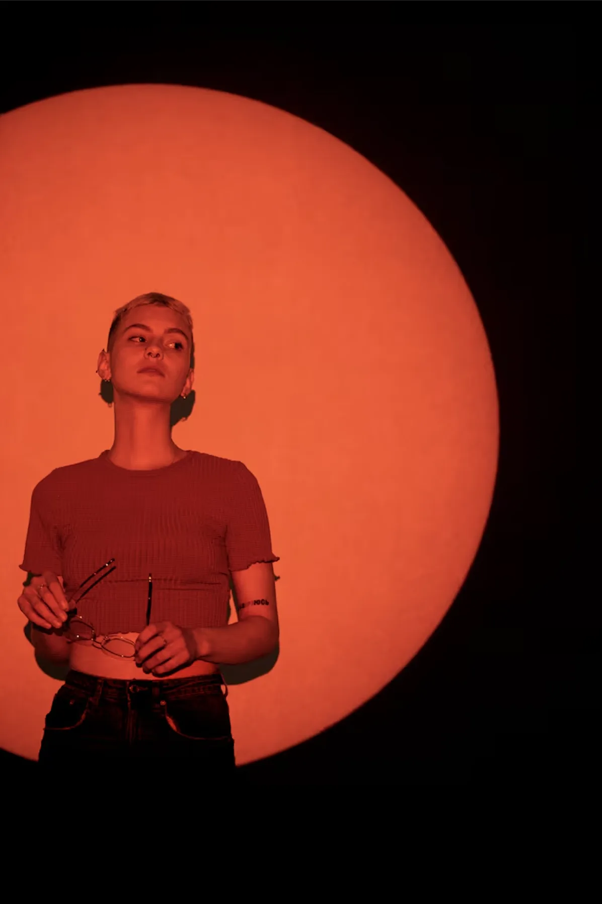 TML Agency creative professional with dramatic lighting