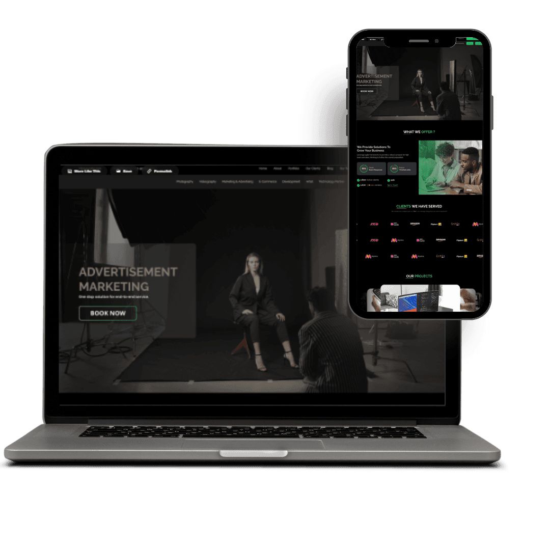 Advertisement Marketing - Web Design project by TML Agency