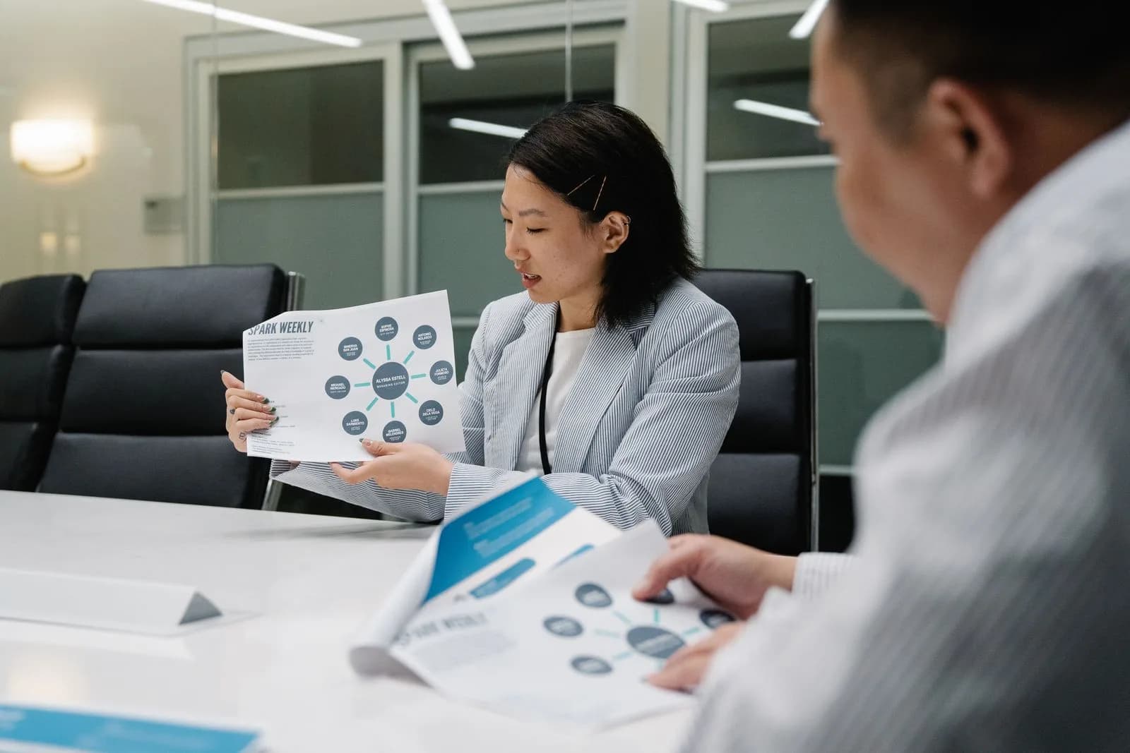 Financial planner reviewing goals — Fintech & Financial Services marketing by TML Agency