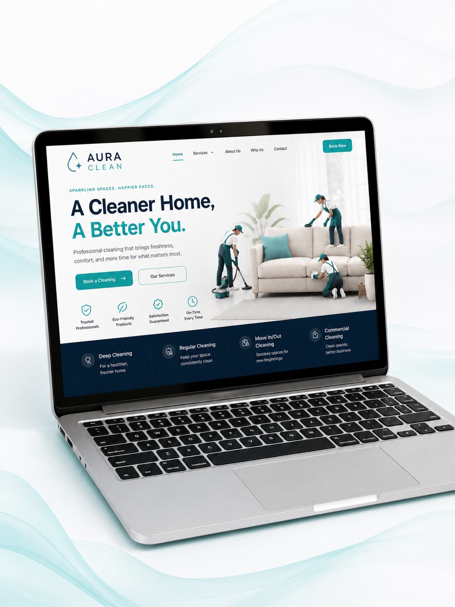 Aura Clean — Local Services brand design by TML Agency (9)