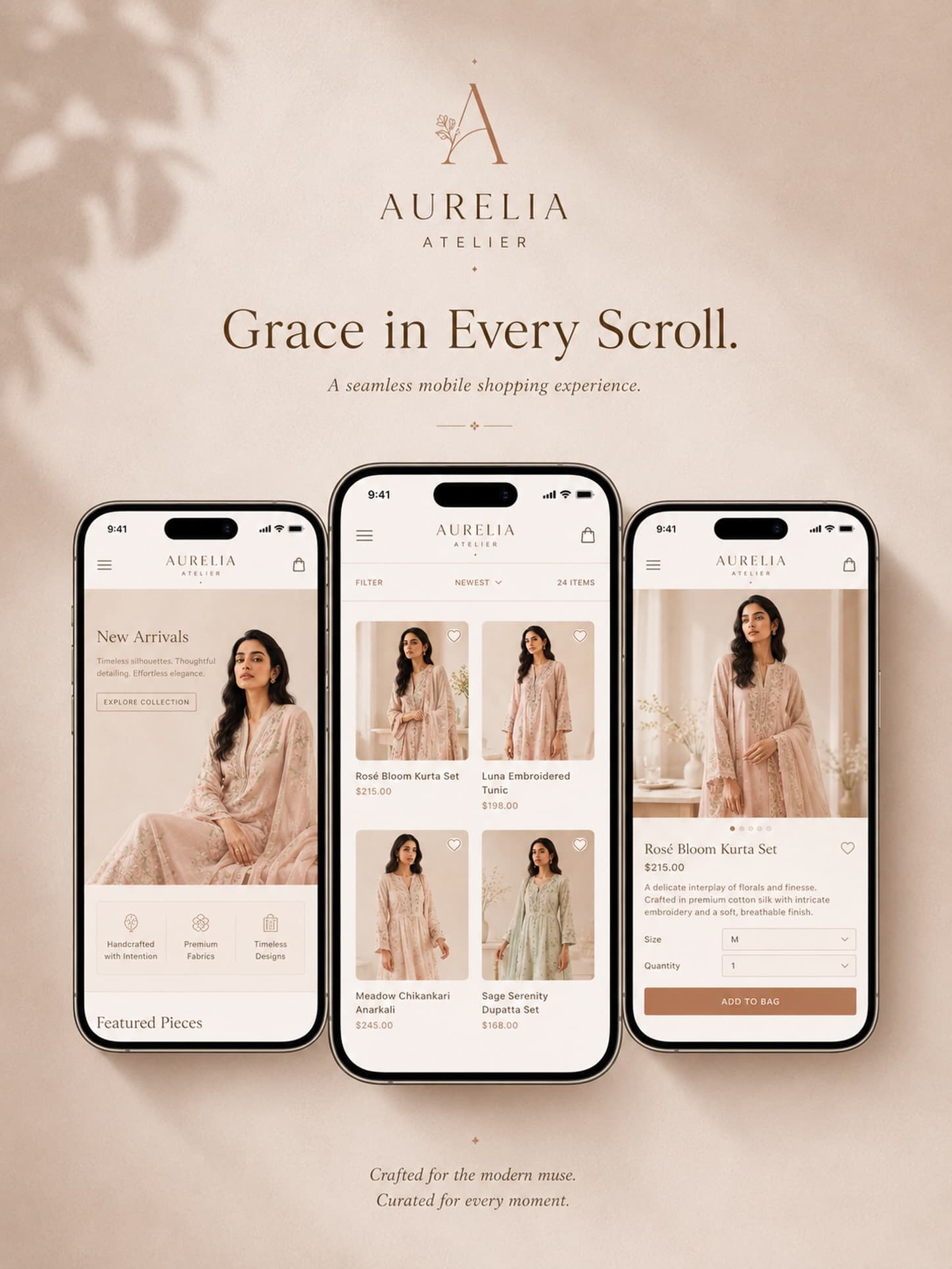 Aurelia Atelier — Fashion & Apparel brand design by TML Agency (2)