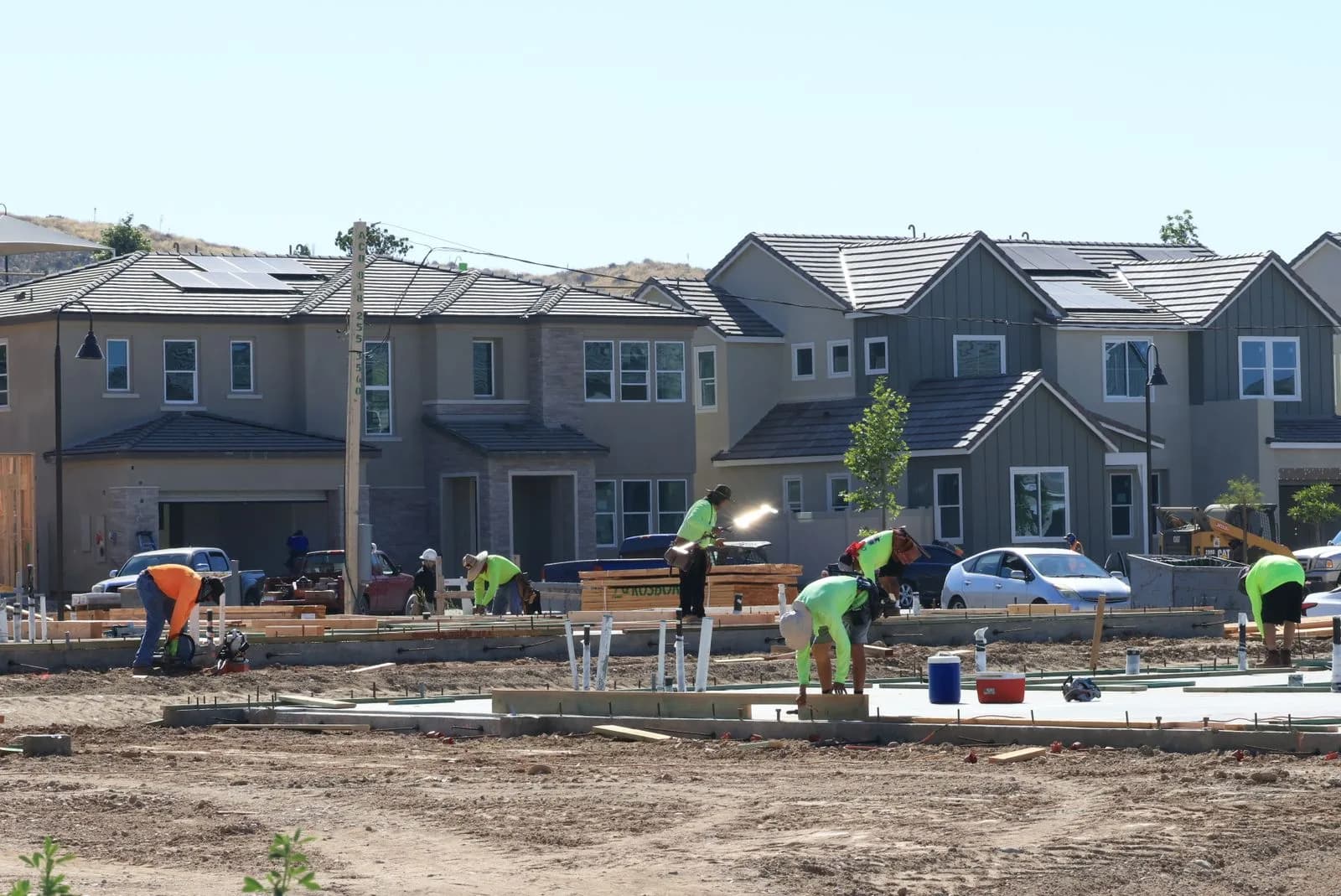Construction crew building house — Construction & Home Services marketing by TML Agency