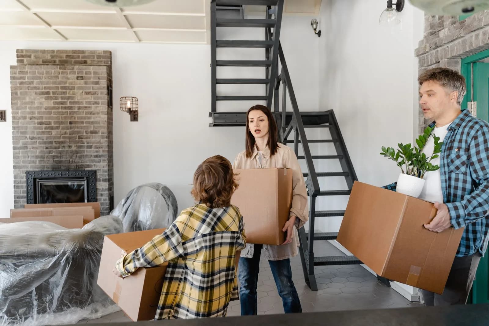 Family arriving new home — Moving Companies & Relocation Services marketing by TML Agency