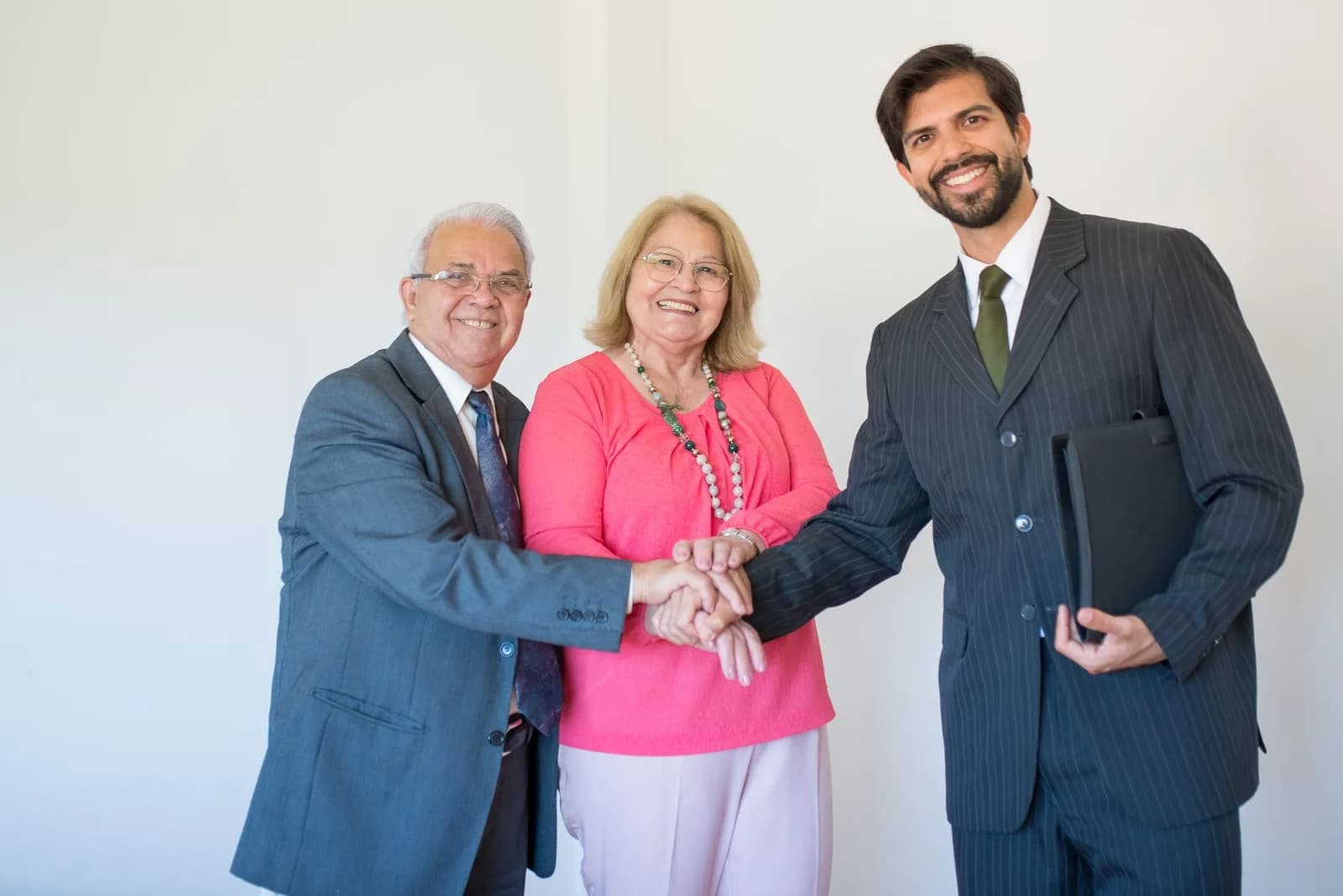 Successful client handshake — Professional Services marketing by TML Agency
