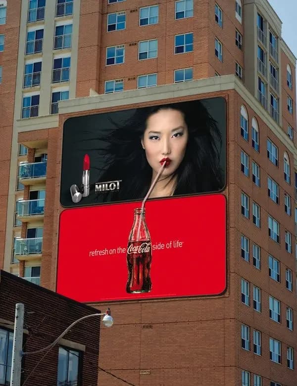 Concept billboard creative for a cola brand, by TML Agency