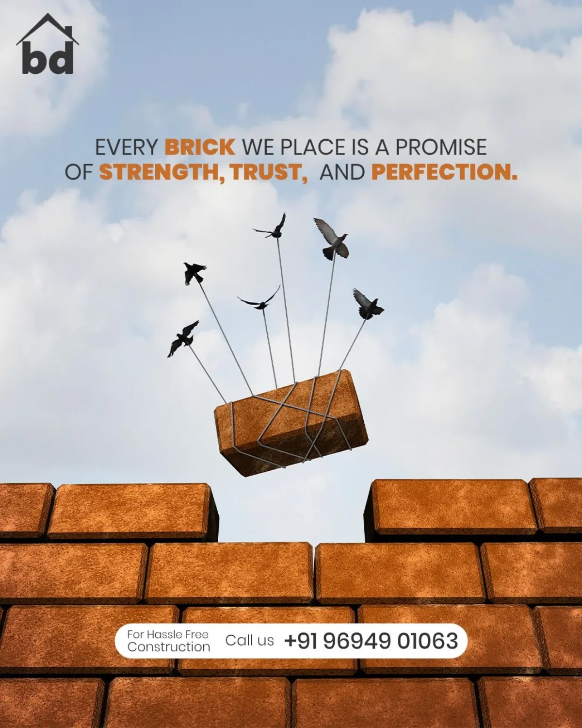 Brand story layout design