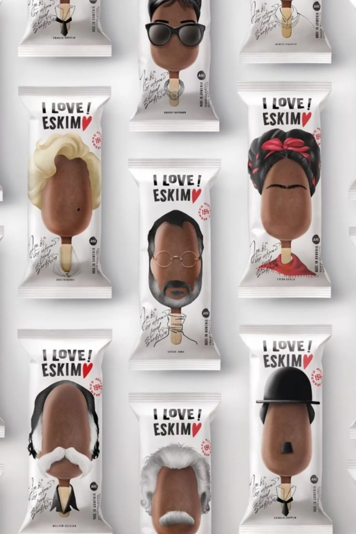 Ice cream packaging design